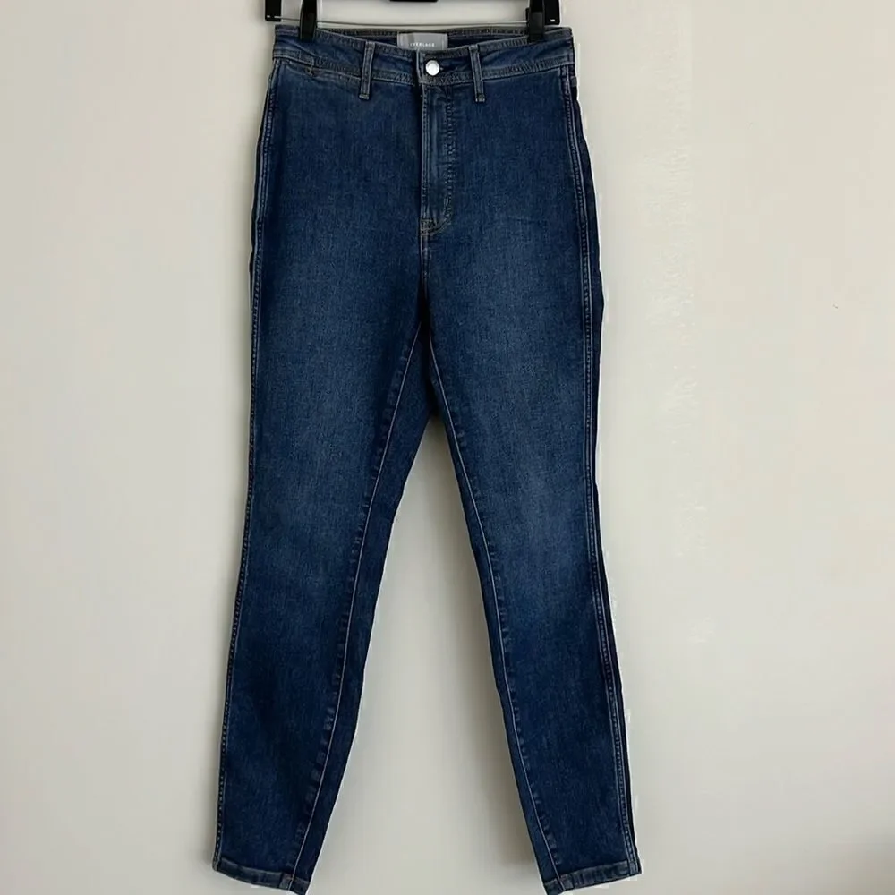 NWOT Everlane The Way-High® Clean Front Skinny in Jean Vintage Blue Size 28